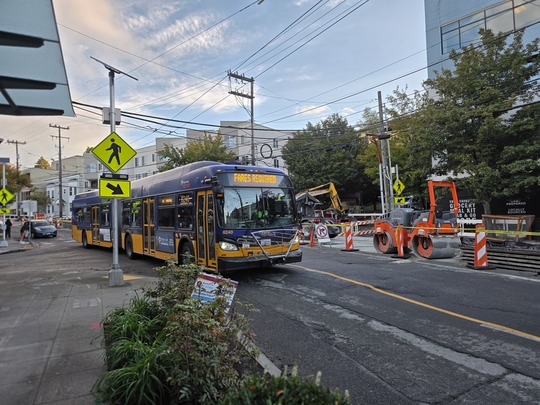 The Route 70 travels down Eastlake Ave E.