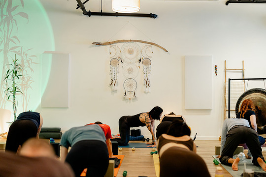 Class at Datza Studios. 