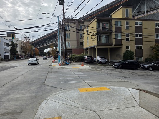 New concrete on Fuhrman Ave E.