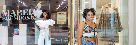 Seattle Restored participants: (left) Mabel Brempong, (right) Pomp + Sway
