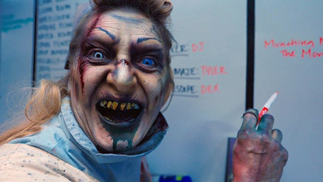 A ghoulish zombie nurse at the Georgetown Morgue