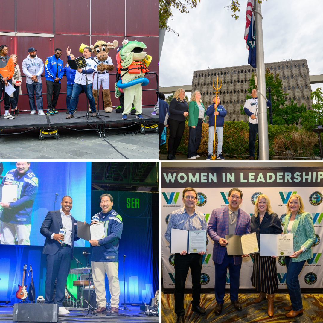 Collage of sports events in October MBH