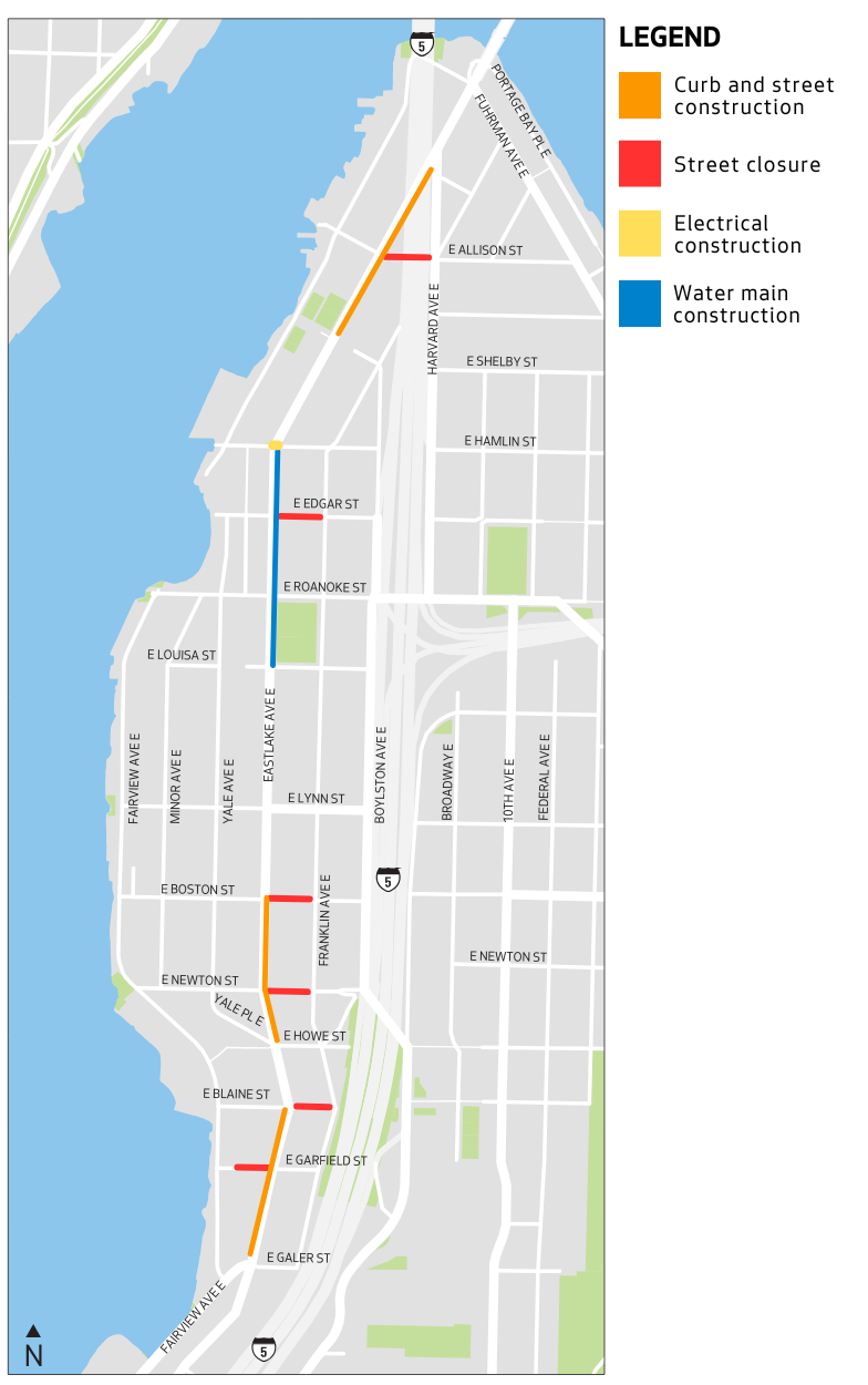 The map above shows where we are working in the Eastlake neighborhood. 
