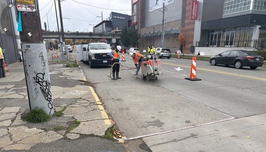 Ballard roadwork November 2025