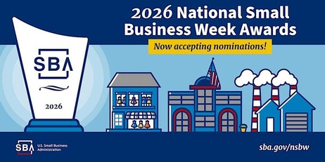 graphic of businesses with 2026 national small business week awards
