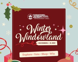 red background with winter windowland written on it