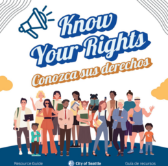 The cover of the resource guide, illustrating a diverse community. 