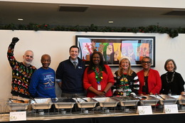 SMC judges dish up a holiday breakfast for staff