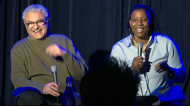 Council President Joy Hollingsworth with Sandeep Kaushik