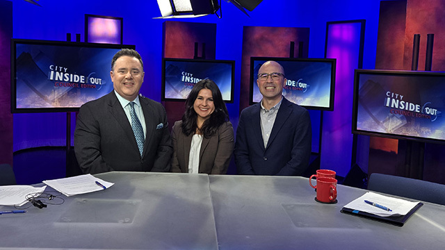 Councilmembers Alexis Mercedes Rinck and Eddie Lin with Council Edition host Brian Callanan