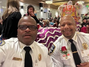 Seattle Fire Chief Harold Scoggins and Police Chief Shon Barnes