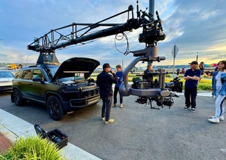 Motion State Productions on the set of a commercial