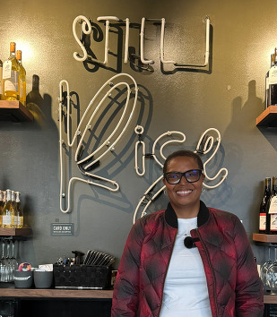 Jamila Conley, owner and founder of WeRise Wines