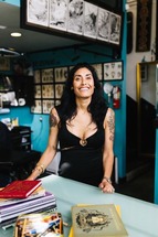 Romie de Hillary, owner of Seattle Tattoo Emporium