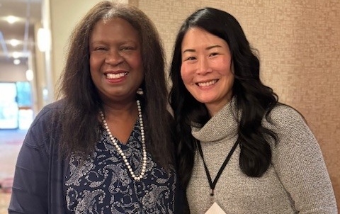 Presiding Judge Anita Crawford Willis and newly appointed King County District Court Judge Andrea Chin