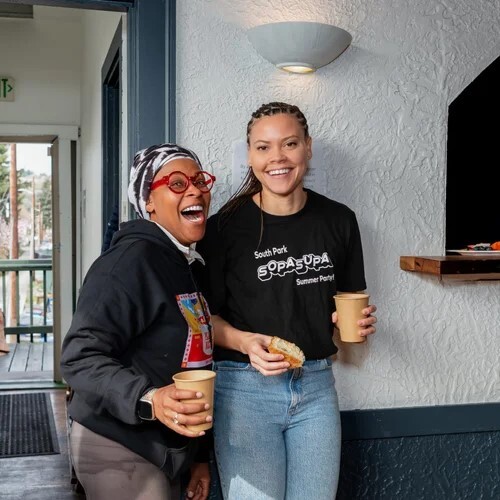 People smiling at Best Day Ever