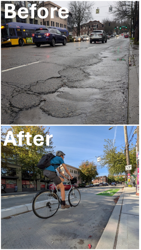 Before and After on Fremont Ave