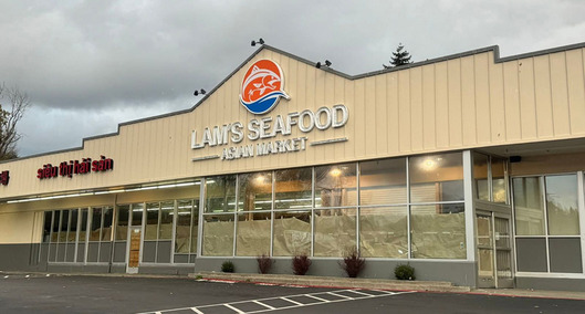 Exterior facade of Lam's Seafood Asian Market