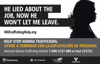 Human Trafficking Prevention campaign