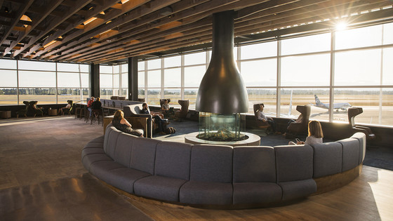 Alaska Airline's lounge in the new North Satellite at Sea-Tac Airport, July 11, 2019