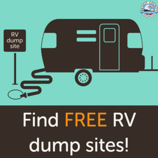 Drawing of an RV at a dump station
