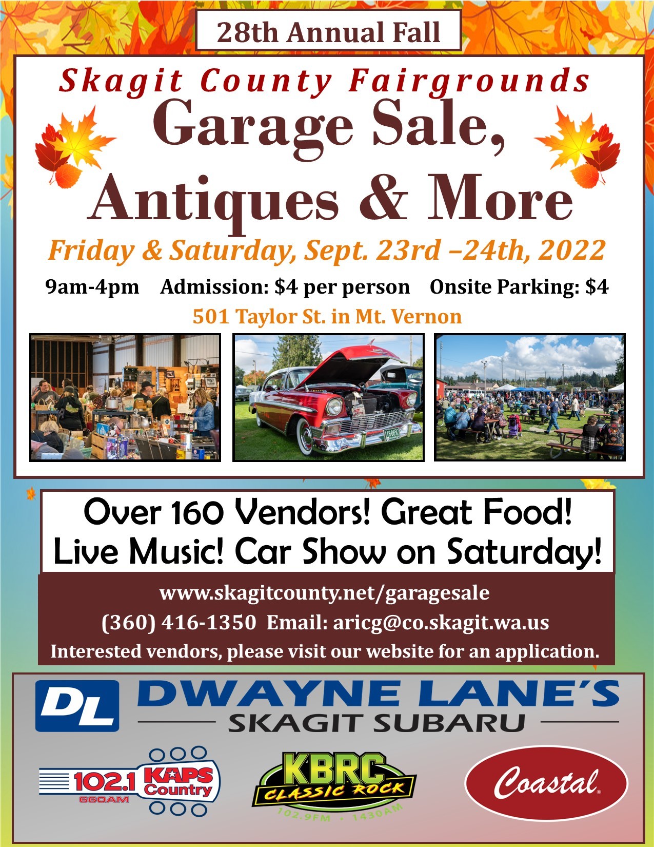 Fall Garage Sale flyer