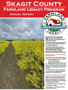 Front page of the 2025 Farmland Legacy Program report