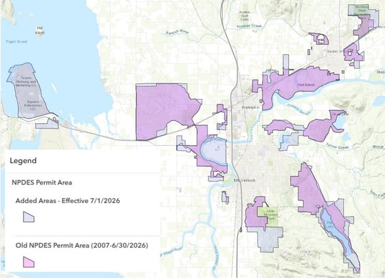 new stormwater management plan map