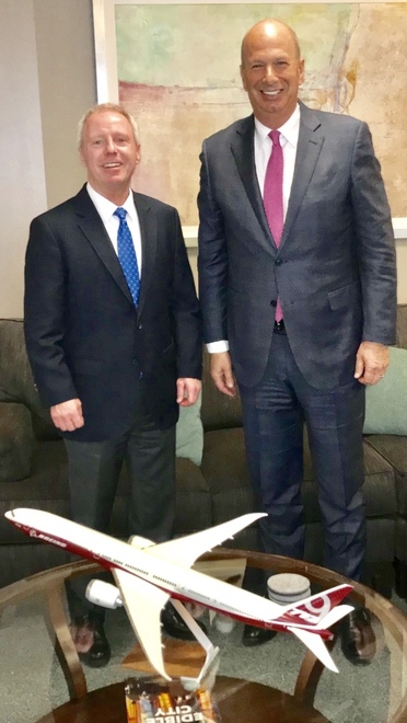 Photo of Ambassador Sondland and CM Ryan