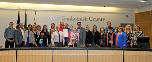 Photo of Council and staff from Sherwood Community Services
