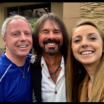 Chair Ryan and daughter Lindsey, with Steve Kelly