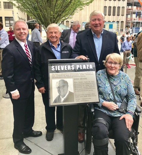 Photo taken at Sievers Plaza Dedication