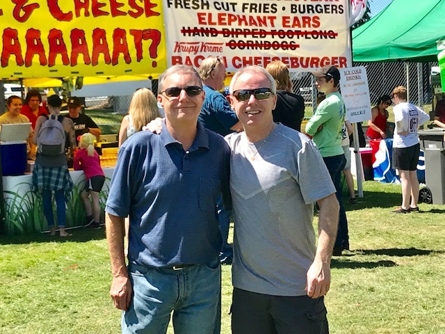 Picture of Chair Ryan with brother at festival