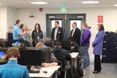 Touring Monroe High School