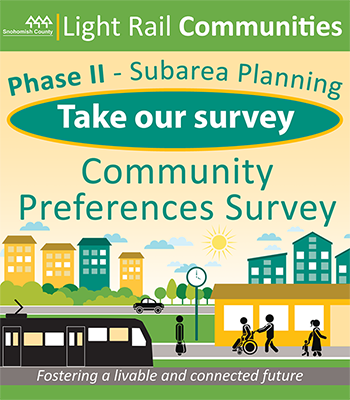 Light Rail Communities | Community Preferences Survey promotional graphic