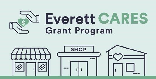 Logo for Everett CARES Grant Program