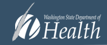 logo for the Washington State Department of Health