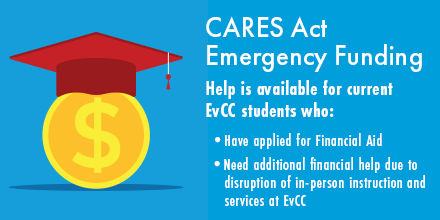 Information on CARES Act Emergency Funding for EvCC students