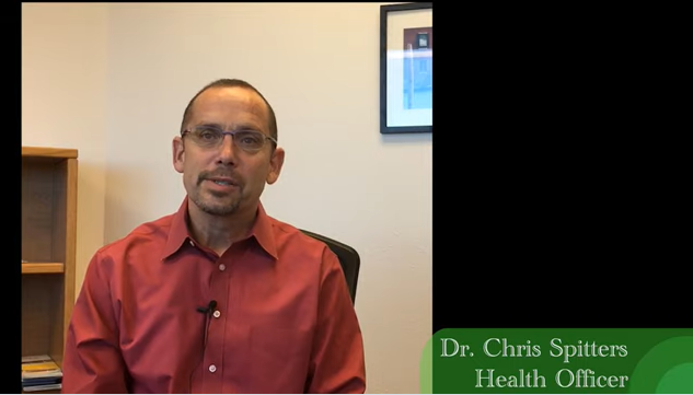 screenshot of video on return to in-person learning with Dr. Spitters