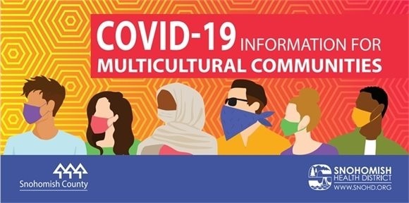 header for Snohomish County COVID-19 multicultural newsletter