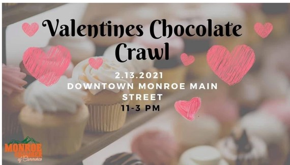 Monroe Valentine's Chocolate Crawl 2-13-2021