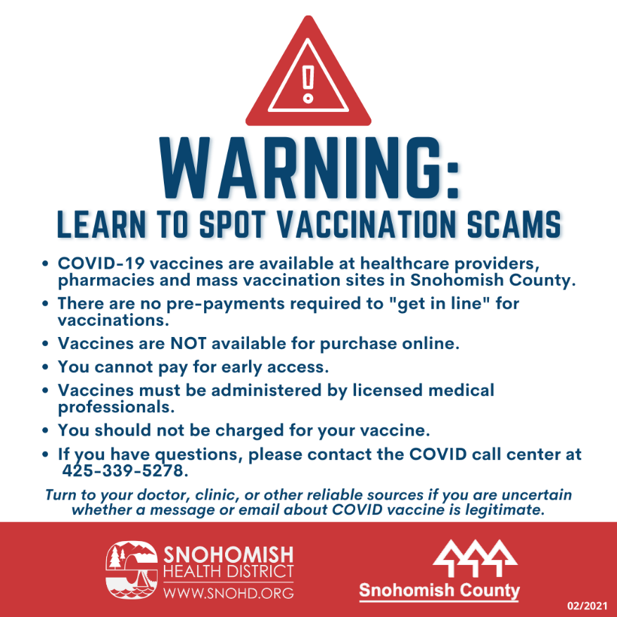 Warning on how to spot vaccination scams