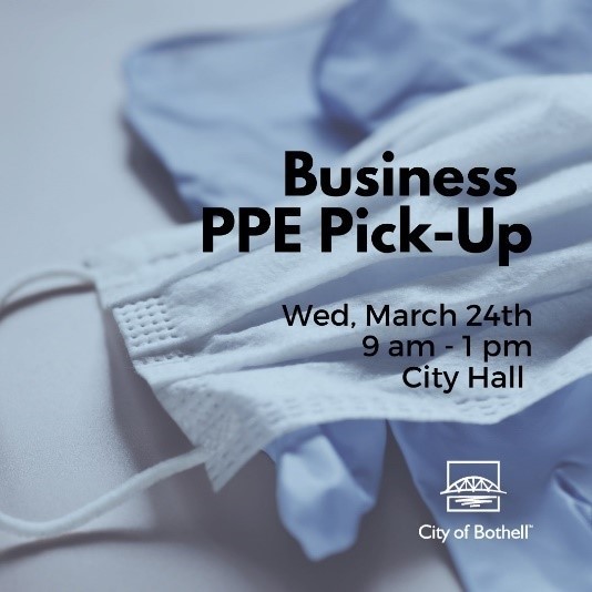 City of Bothell Business PPE pick up event 3-24-2021