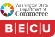 Official Commerce and BECU logos combined