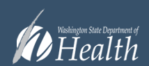 Official logo of Washington state Department of Health