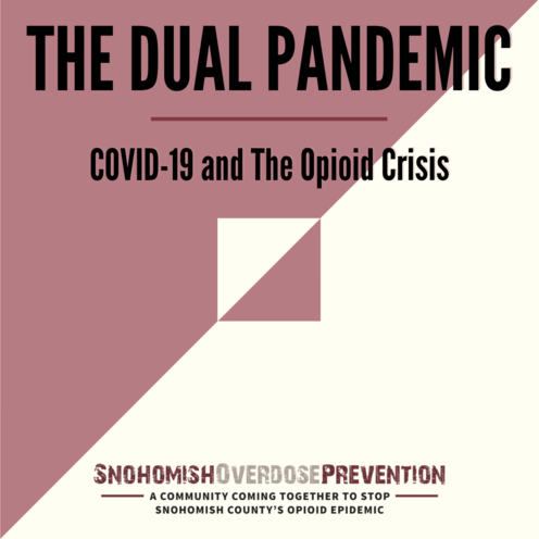 Screen grab from Dual Pandemic video on COVID and opioids 