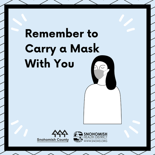 Remember to carry a mask social media