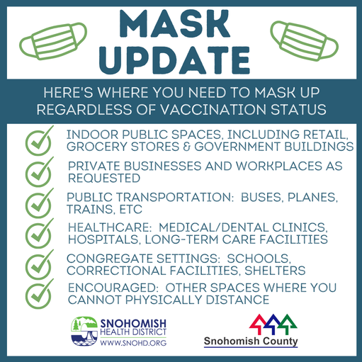 Where masks are a must in Snohomish County