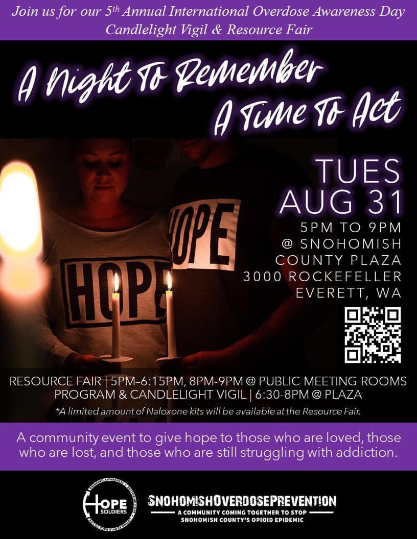 Aug. 31, 2021 "A night to remember" vigil