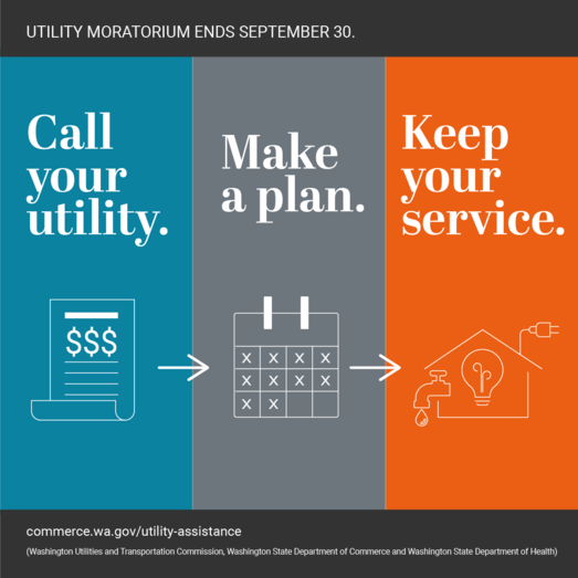 Utility help info graphic